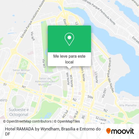 Hotel RAMADA by Wyndham mapa