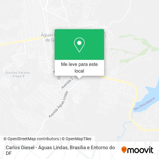 Carlos Diesel - Águas Lindas mapa