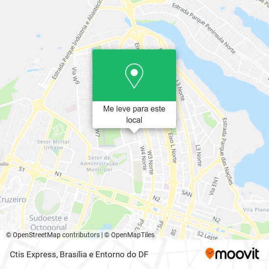 Ctis Express mapa