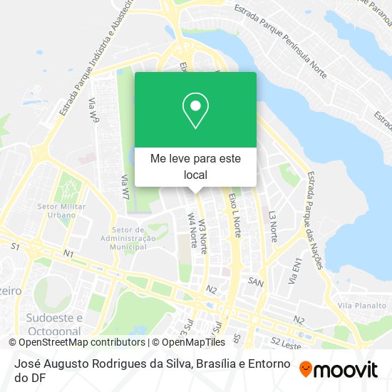 José Augusto Rodrigues da Silva mapa