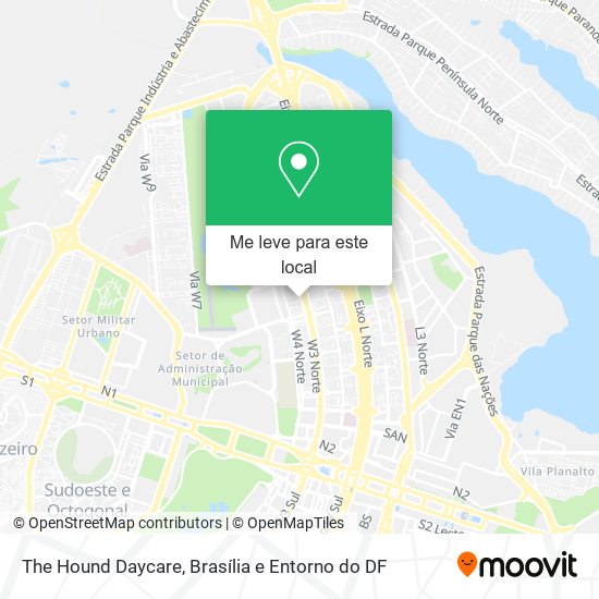 The Hound Daycare mapa