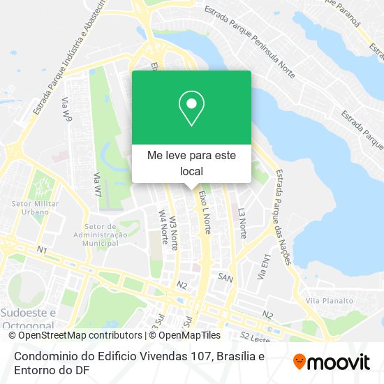 Condominio do Edificio Vivendas 107 mapa