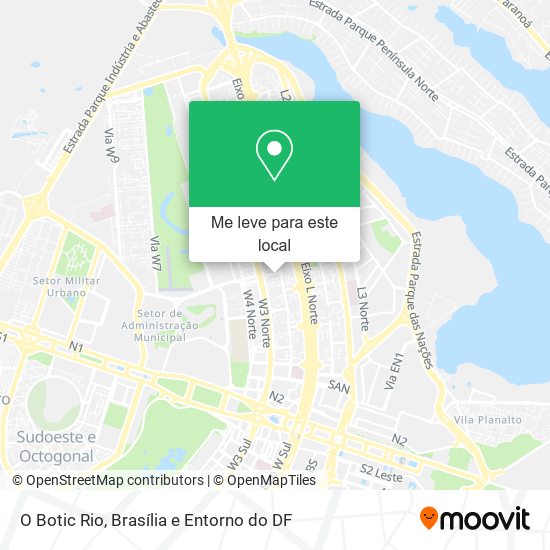 O Botic Rio mapa