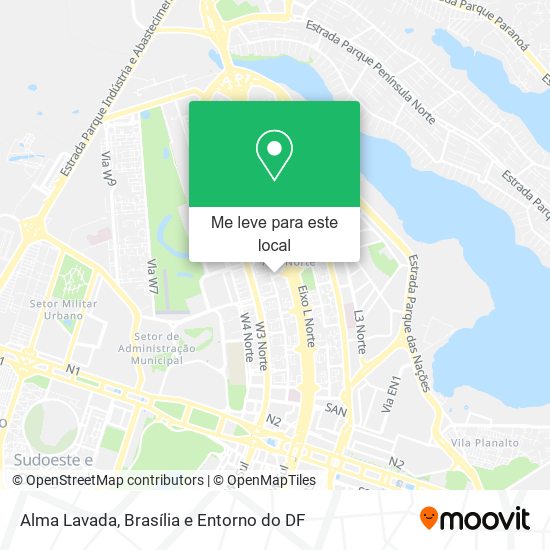 Alma Lavada mapa