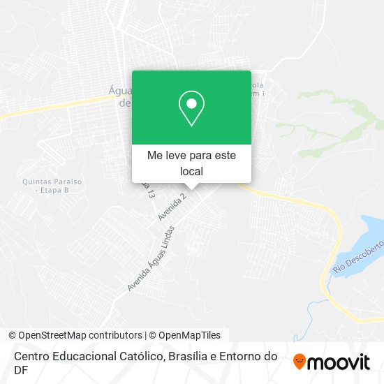 Centro Educacional Católico mapa