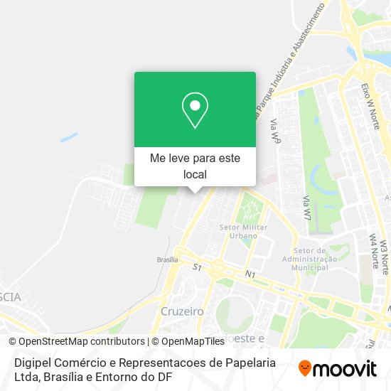 Digipel Comércio e Representacoes de Papelaria Ltda mapa