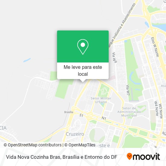 Vida Nova Cozinha Bras mapa