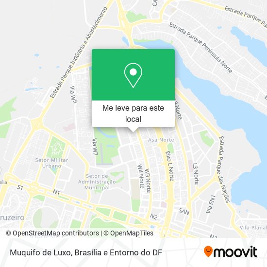Muquifo de Luxo mapa