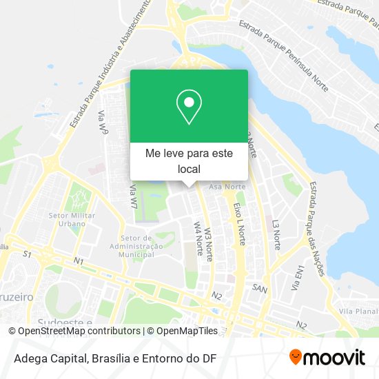 Adega Capital mapa