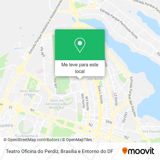 Teatro Oficina do Perdiz mapa