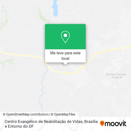 Centro Evangélico de Reabilitação de Vidas mapa