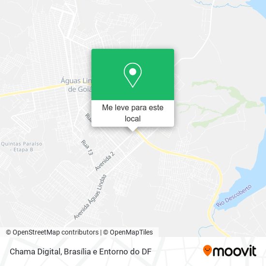 Chama Digital mapa