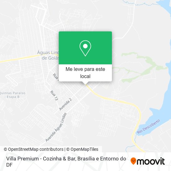 Villa Premium - Cozinha & Bar mapa