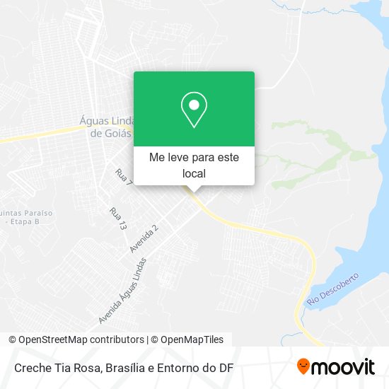 Creche Tia Rosa mapa