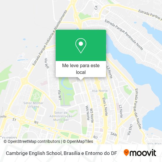 Cambrige English School mapa