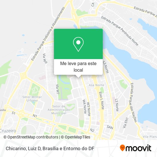 Chicarino, Luiz D mapa