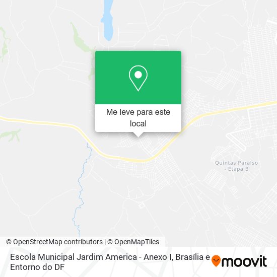 Escola Municipal Jardim America - Anexo I mapa