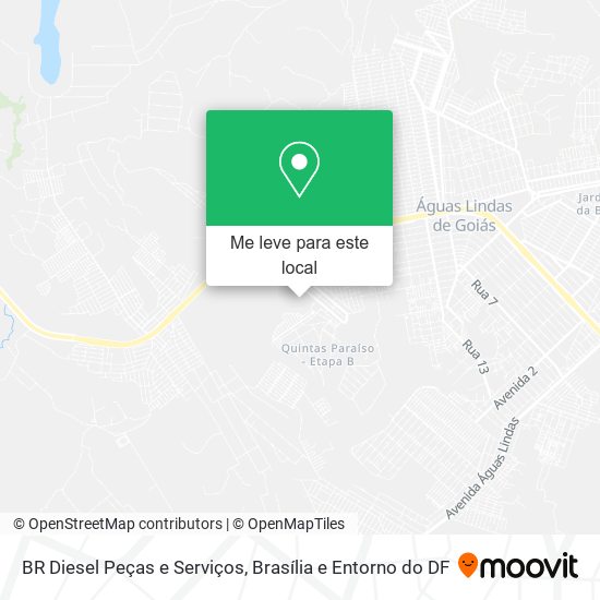 BR Diesel Peças e Serviços mapa