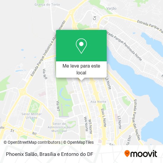 Phoenix Salão mapa