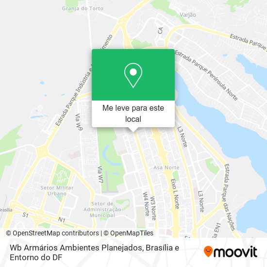 Wb Armários Ambientes Planejados mapa