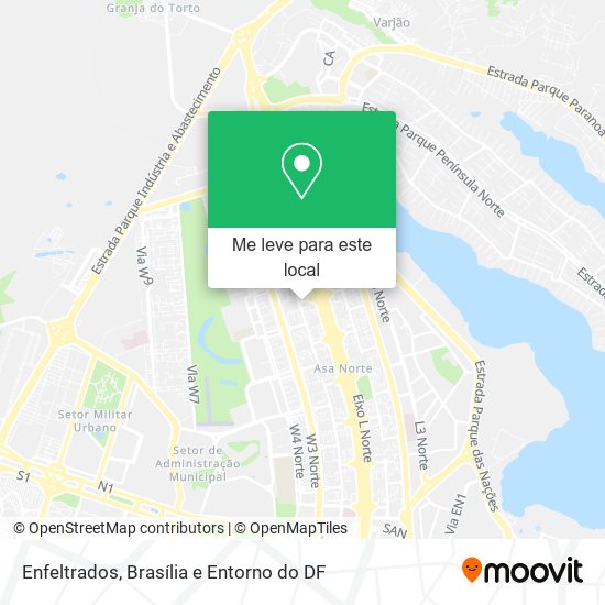 Enfeltrados mapa