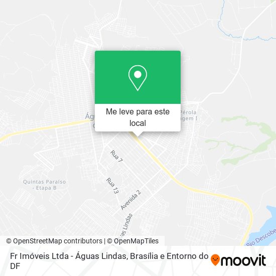 Fr Imóveis Ltda - Águas Lindas mapa