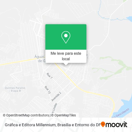 Gráfica e Editora Millennium mapa