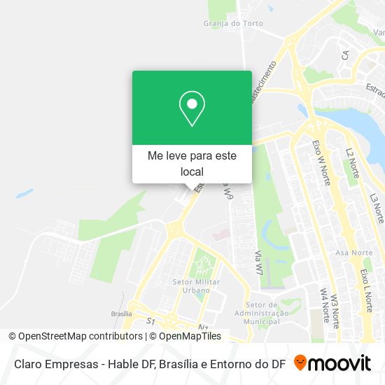 Claro Empresas - Hable DF mapa