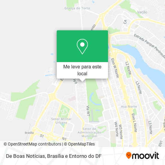 De Boas Notícias mapa