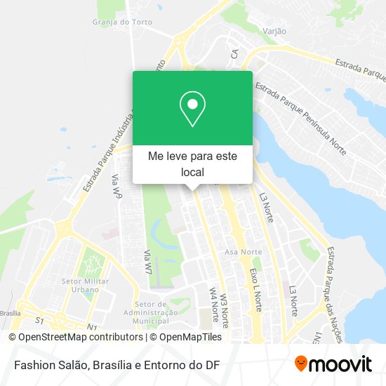 Fashion Salão mapa