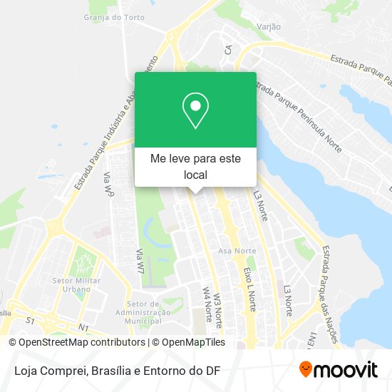 Loja Comprei mapa