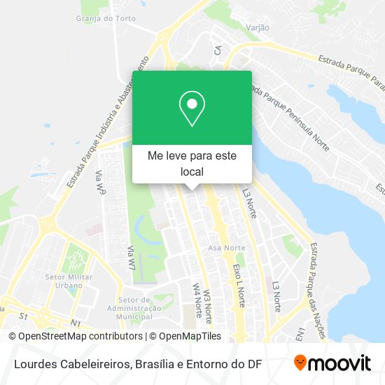 Lourdes Cabeleireiros mapa