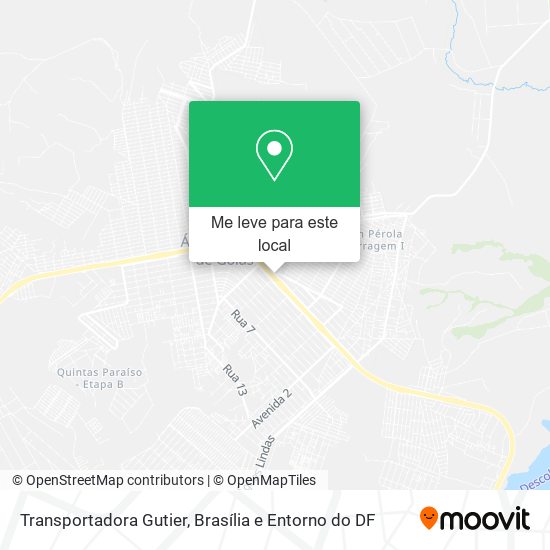 Transportadora Gutier mapa