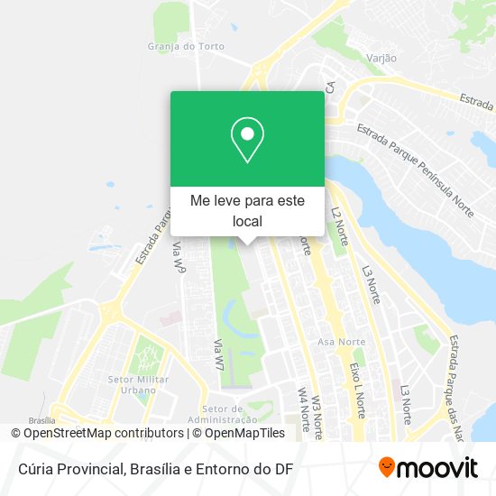 Cúria Provincial mapa