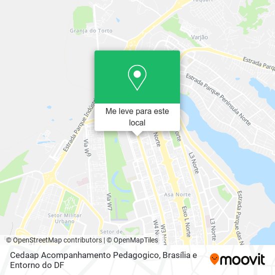 Cedaap Acompanhamento Pedagogico mapa