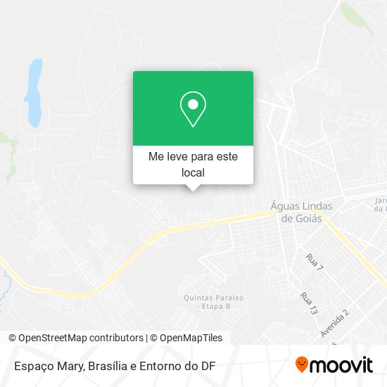 Espaço Mary mapa