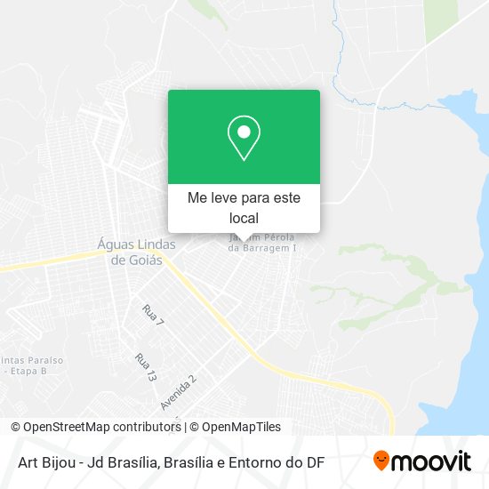 Art Bijou - Jd Brasília mapa