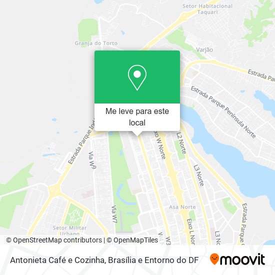 Antonieta Café e Cozinha mapa