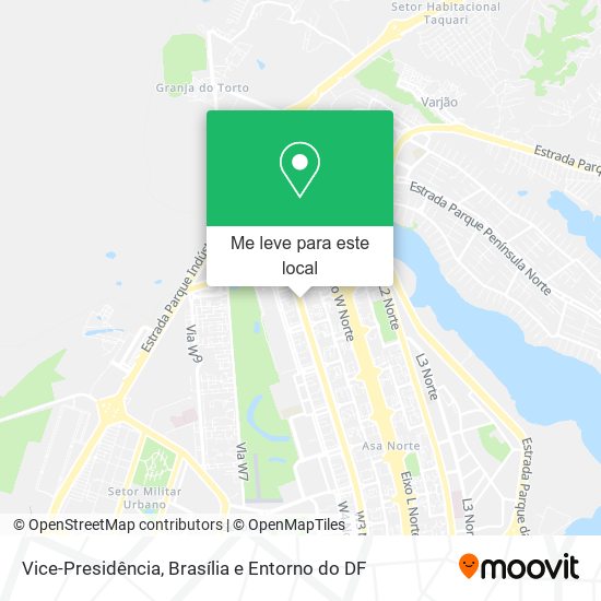 Vice-Presidência mapa