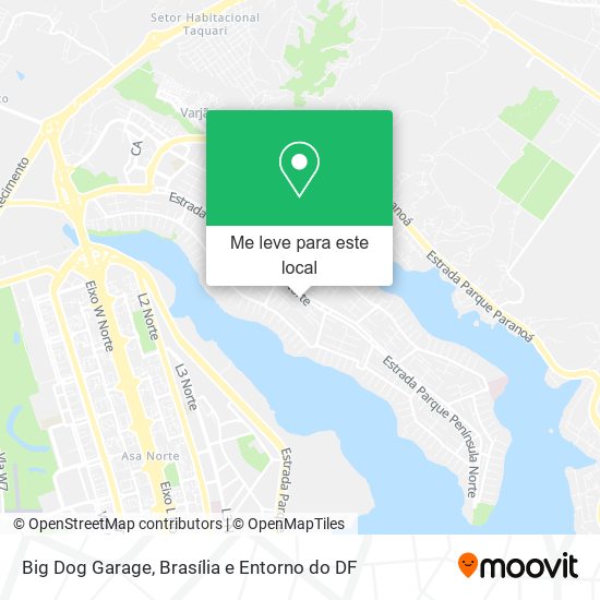 Big Dog Garage mapa