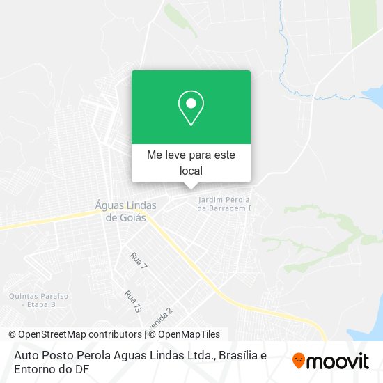 Auto Posto Perola Aguas Lindas Ltda. mapa