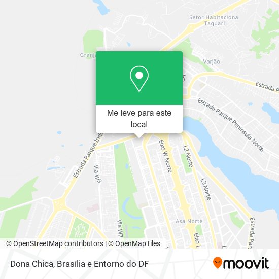 Dona Chica mapa