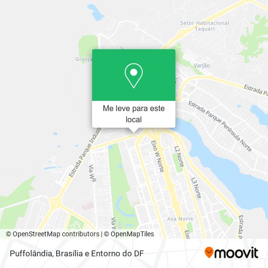 Puffolândia mapa