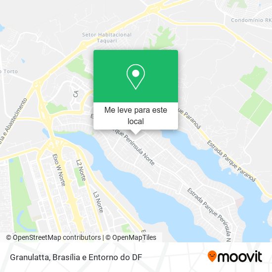 Granulatta mapa