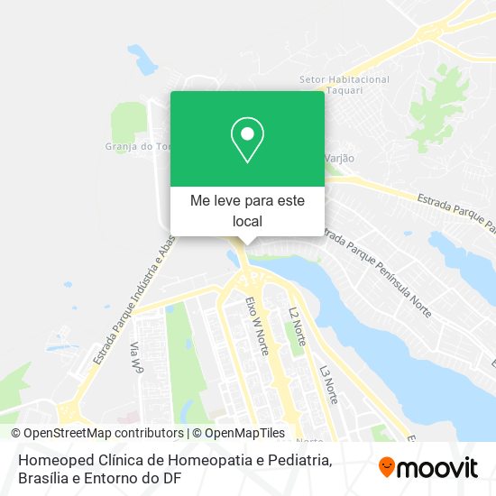 Homeoped Clínica de Homeopatia e Pediatria mapa