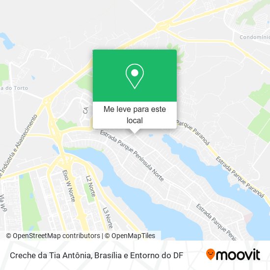 Creche da Tia Antônia mapa