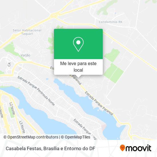 Casabela Festas mapa