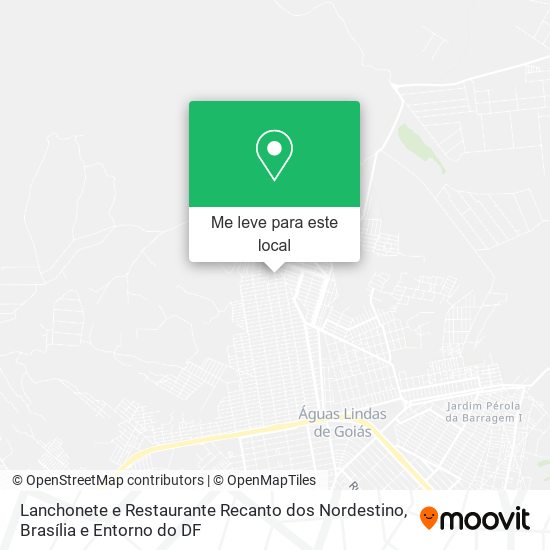 Lanchonete e Restaurante Recanto dos Nordestino mapa