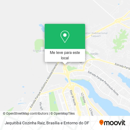 Jequitibá Cozinha Raiz mapa