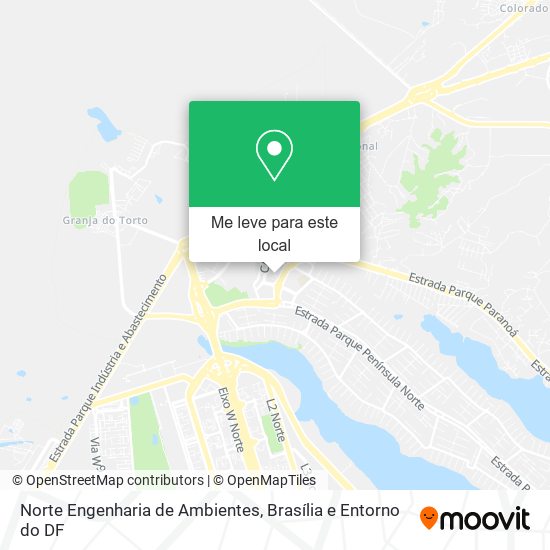 Norte Engenharia de Ambientes mapa